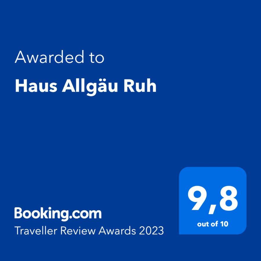 Haus Allgaeu Ruh Apartment Görisried Exterior foto